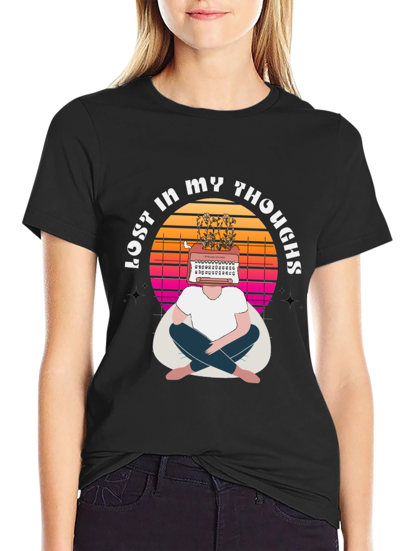 Lost In My Thoughts Graphic T-Shirt