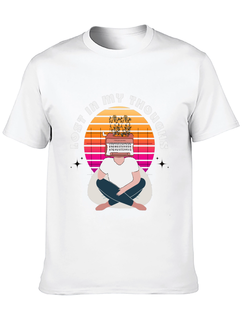 Lost In My Thoughts Graphic T-Shirt