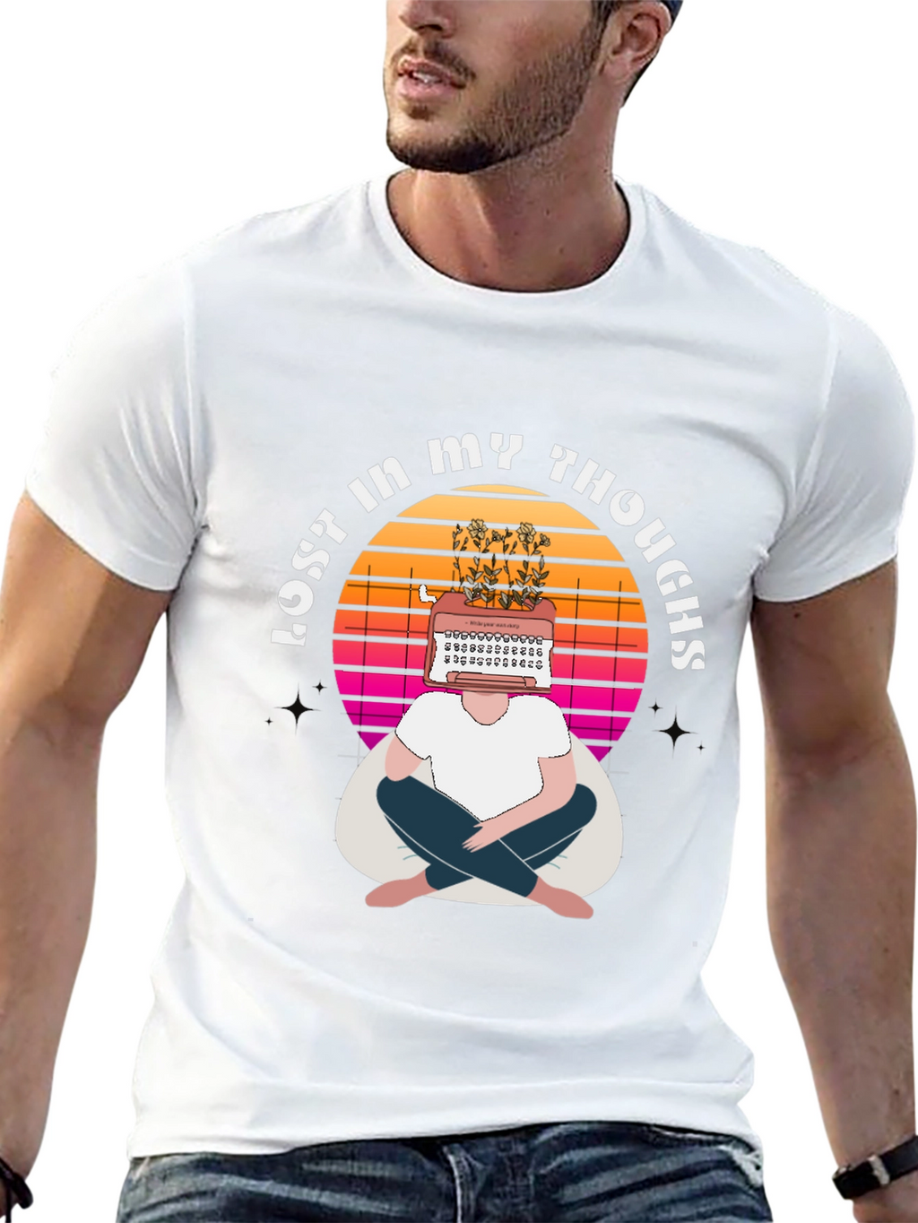 Lost In My Thoughts Graphic T-Shirt