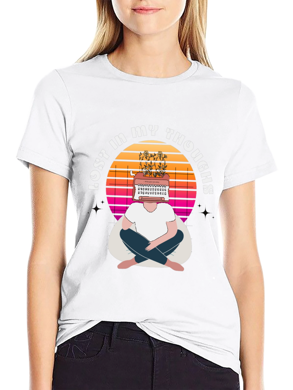 Lost In My Thoughts Graphic T-Shirt
