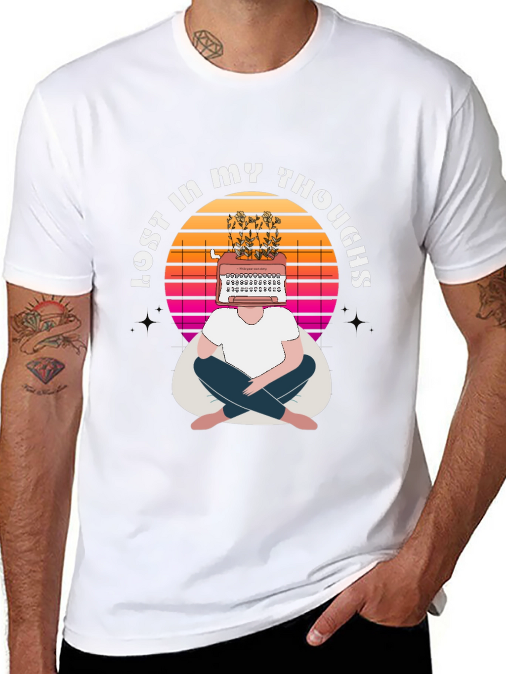 Lost In My Thoughts Graphic T-Shirt