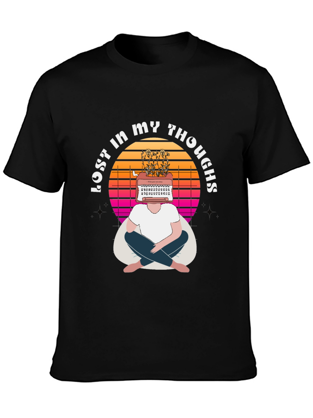 Lost In My Thoughts Graphic T-Shirt