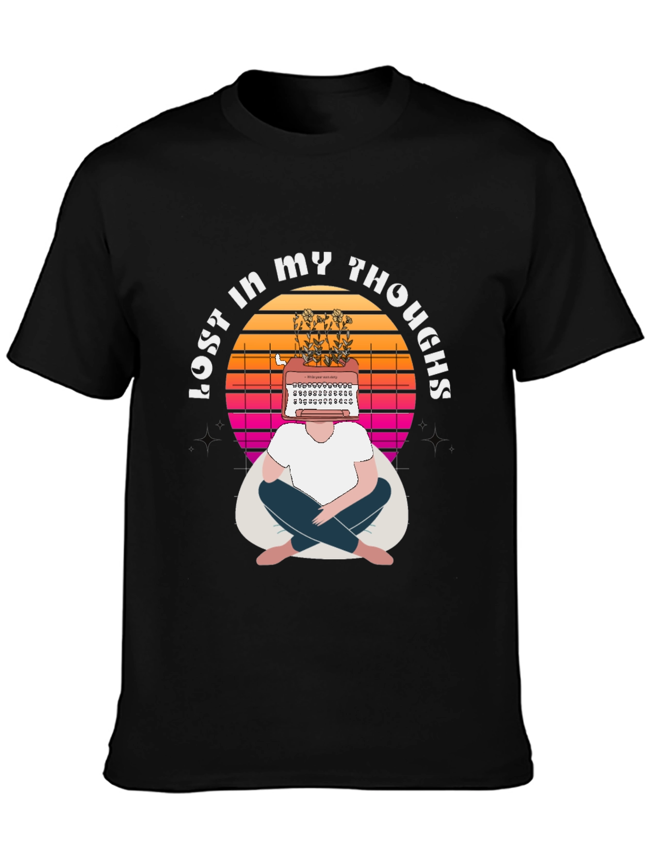 Lost In My Thoughts Graphic T-Shirt