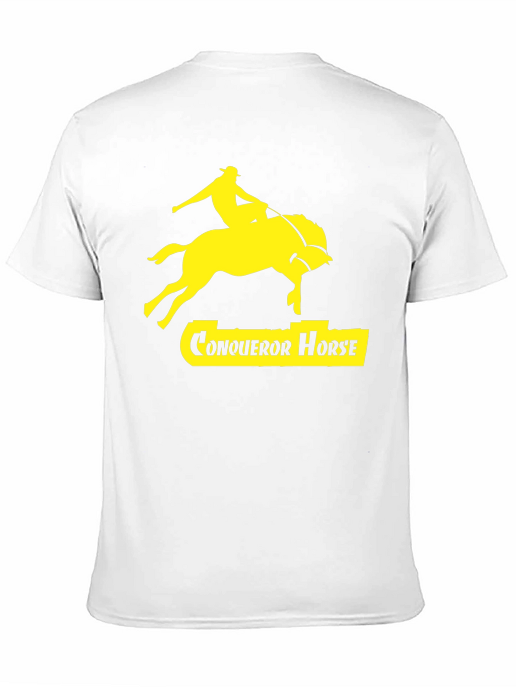 Conqueror Horse Graphic Tee - Black