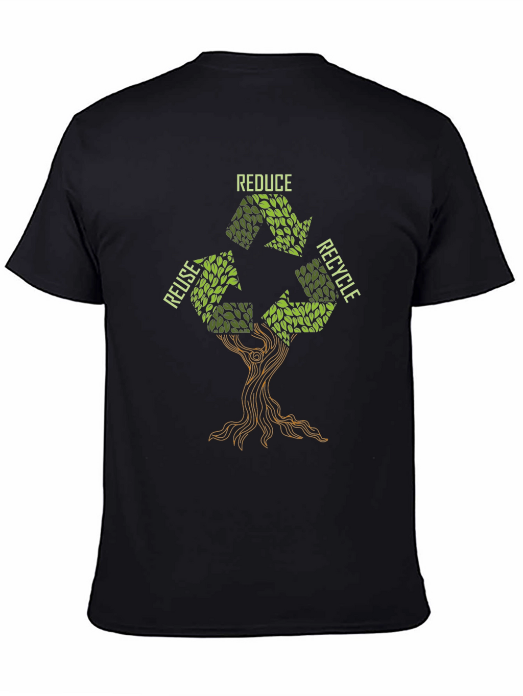 Eco-Friendly Tree Recycle Symbol Graphic Tee
