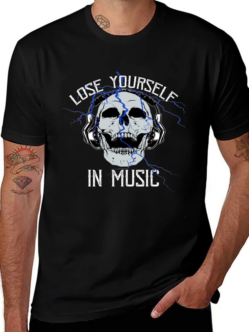Lose Yourself in Music Graphic Tee