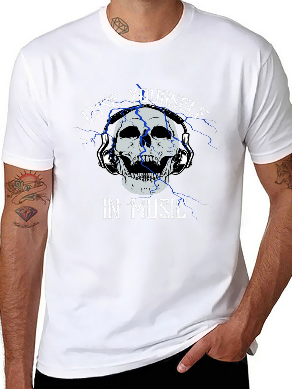 Lose Yourself in Music Graphic Tee