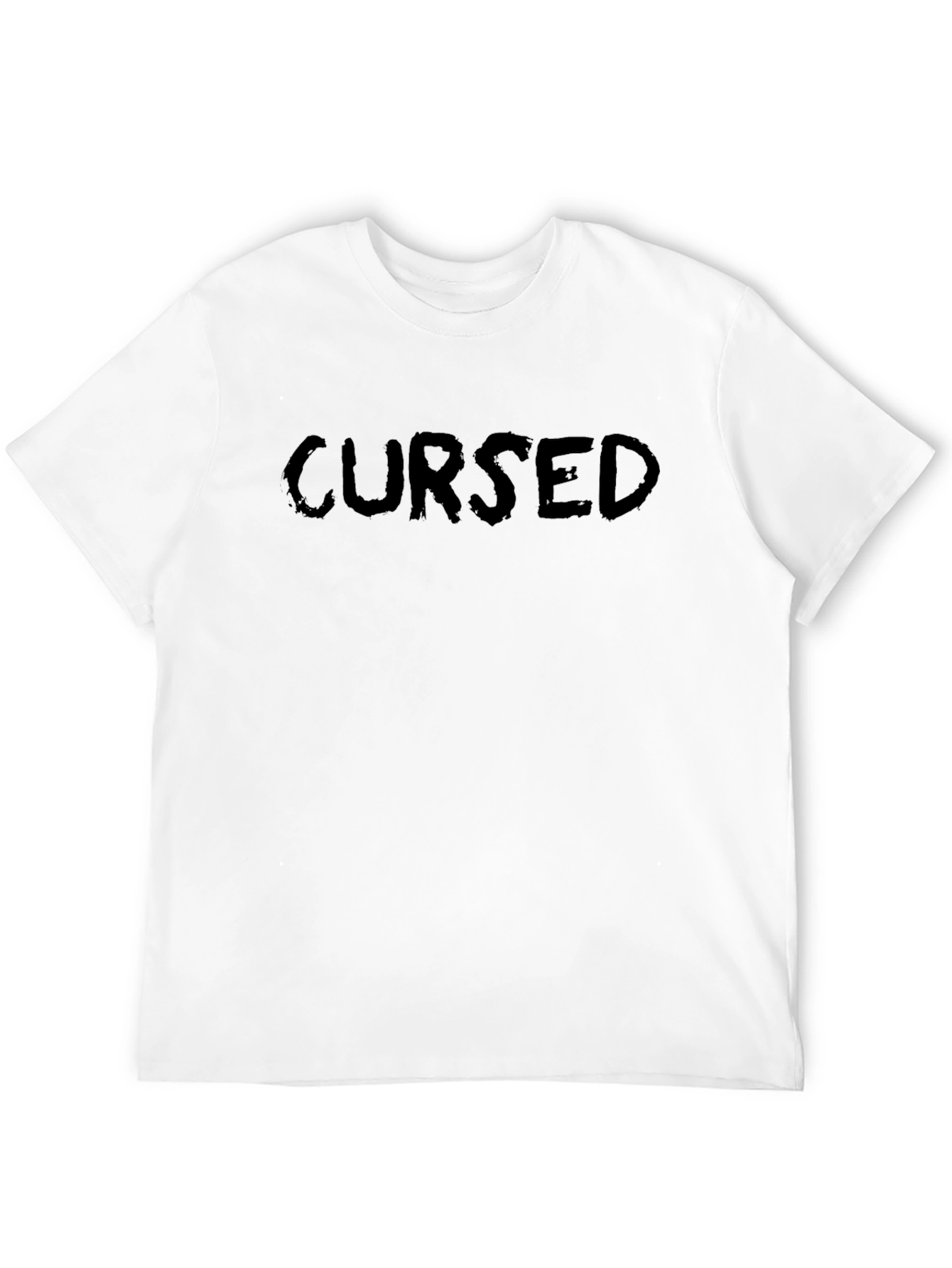 Cursed Graphic Tee - Mens Black T-Shirt