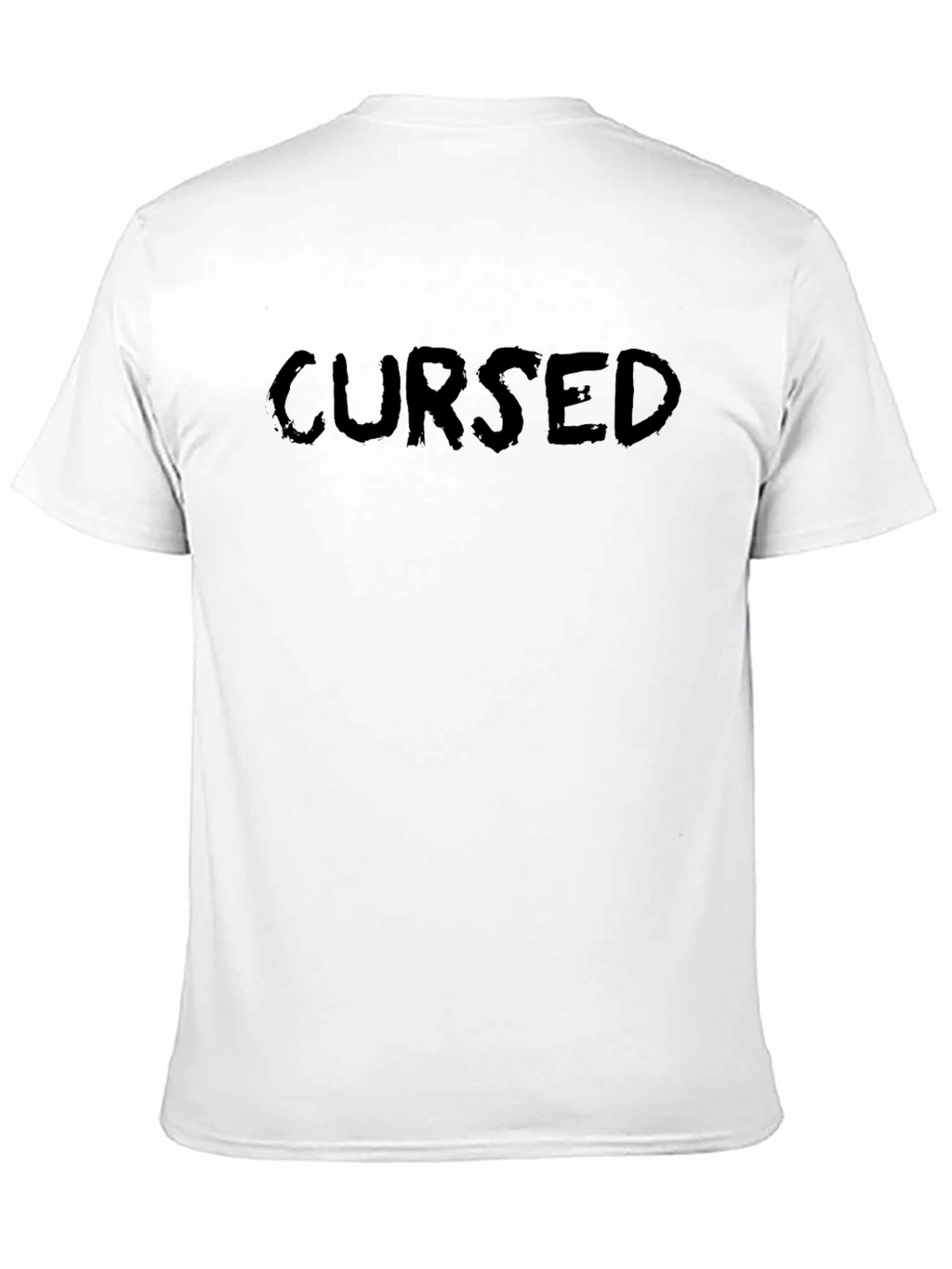 Cursed Graphic Tee - Mens Black T-Shirt