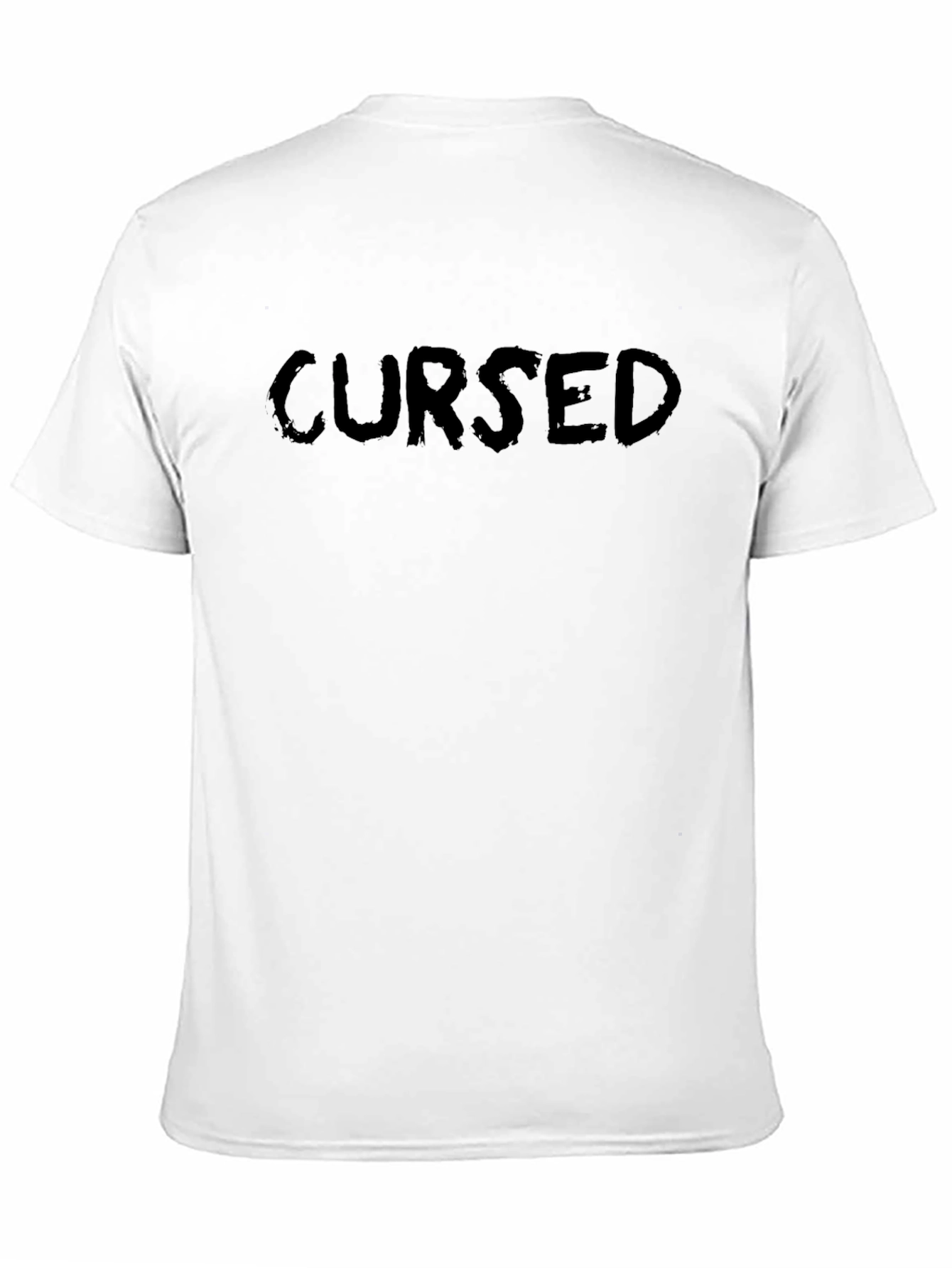 Cursed Graphic Tee - Mens Black T-Shirt