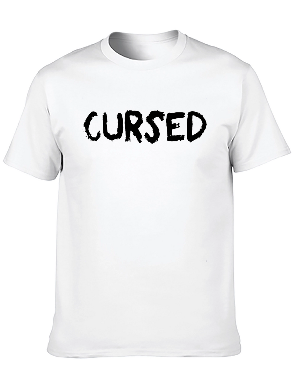 Cursed Graphic Tee - Mens Black T-Shirt
