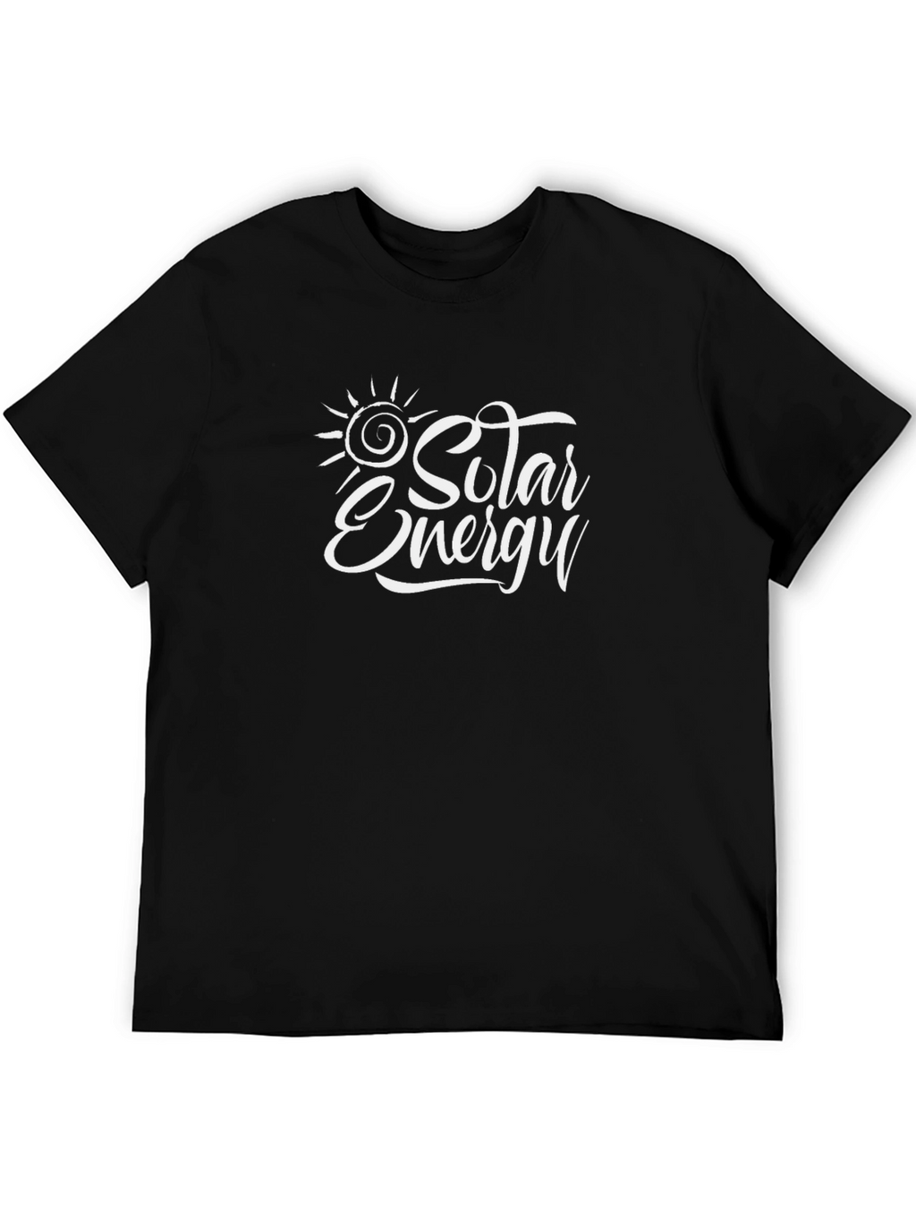 Solar Energy Graphic T-Shirt - Black