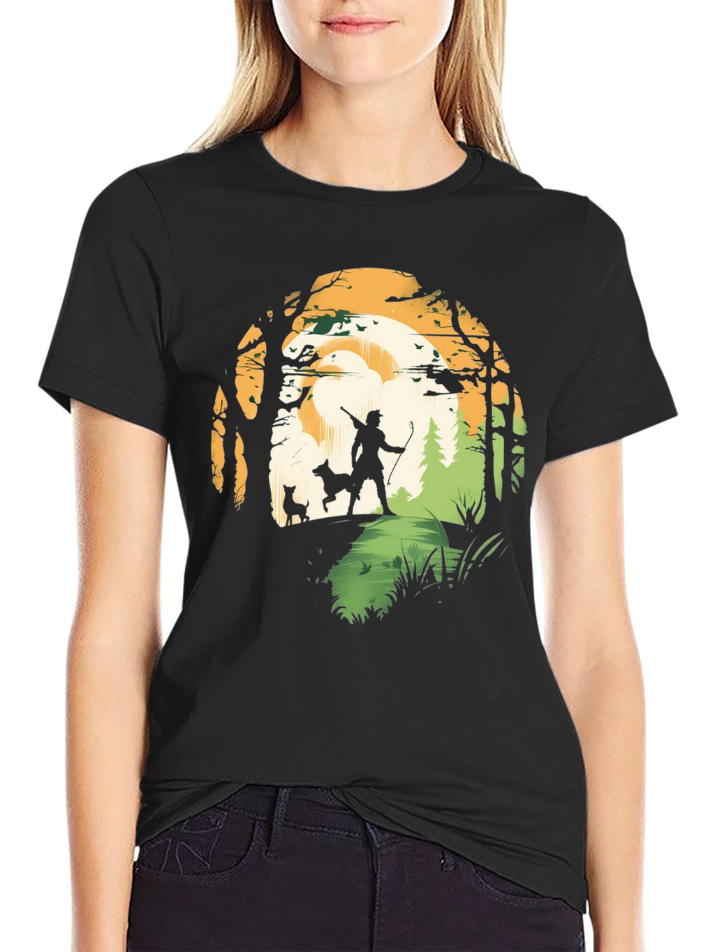 Hunter & Dogs Graphic Tee