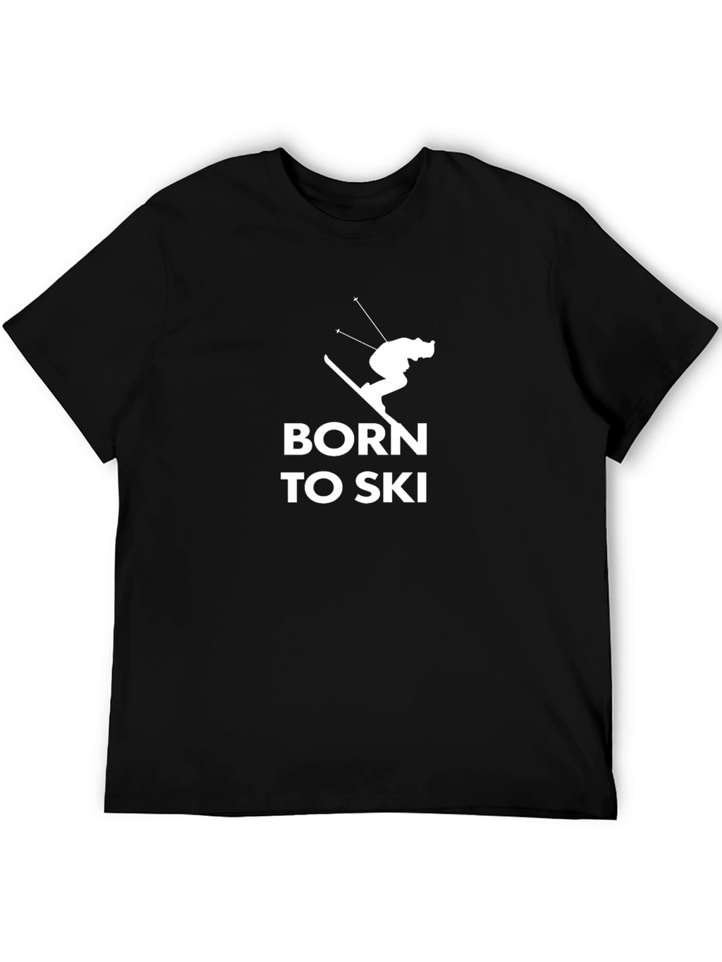 Born to Ski Graphic Tee - Black