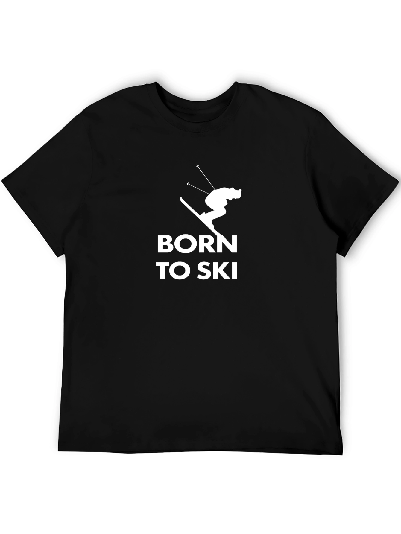 Born to Ski Graphic Tee - Black