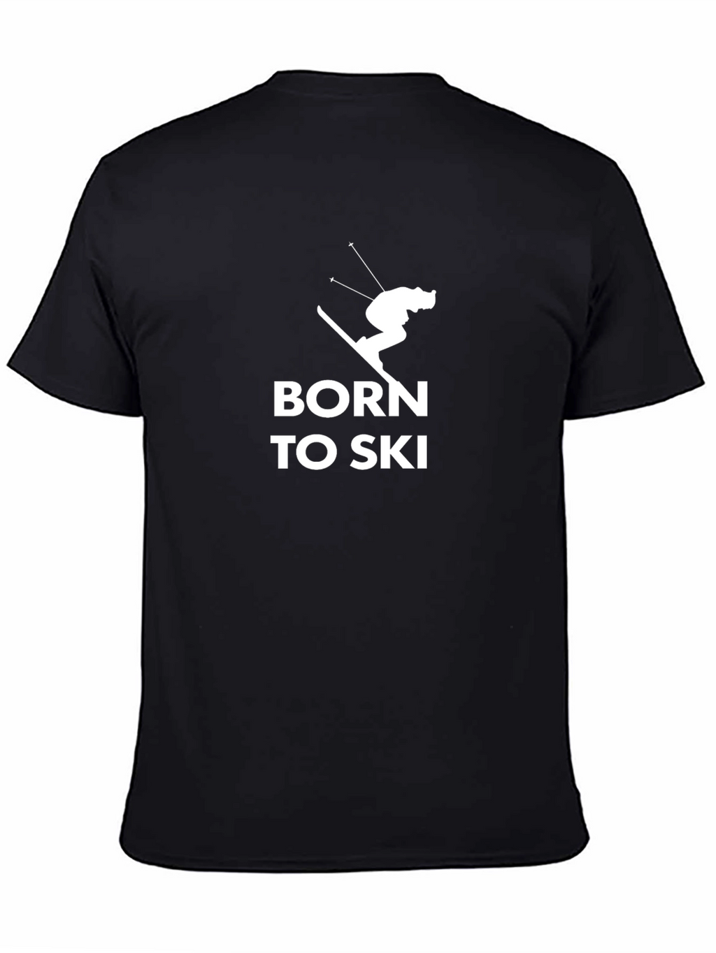 Born to Ski Graphic Tee - Black