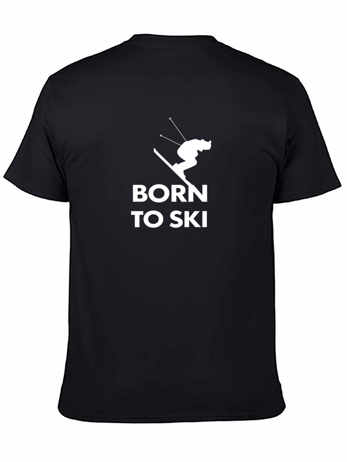 Born to Ski Graphic Tee - Black