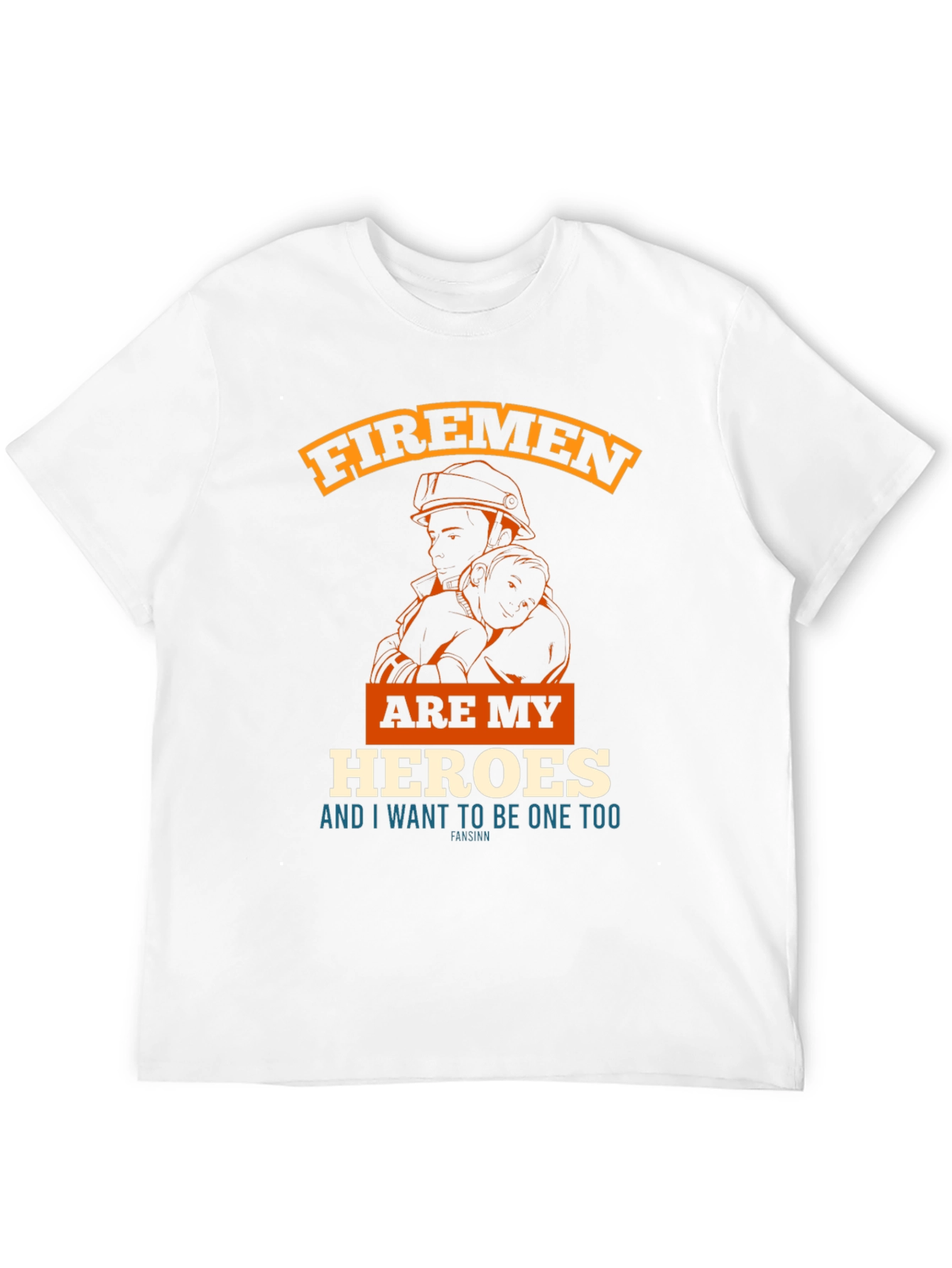 Firemen are My Heroes Graphic Tee