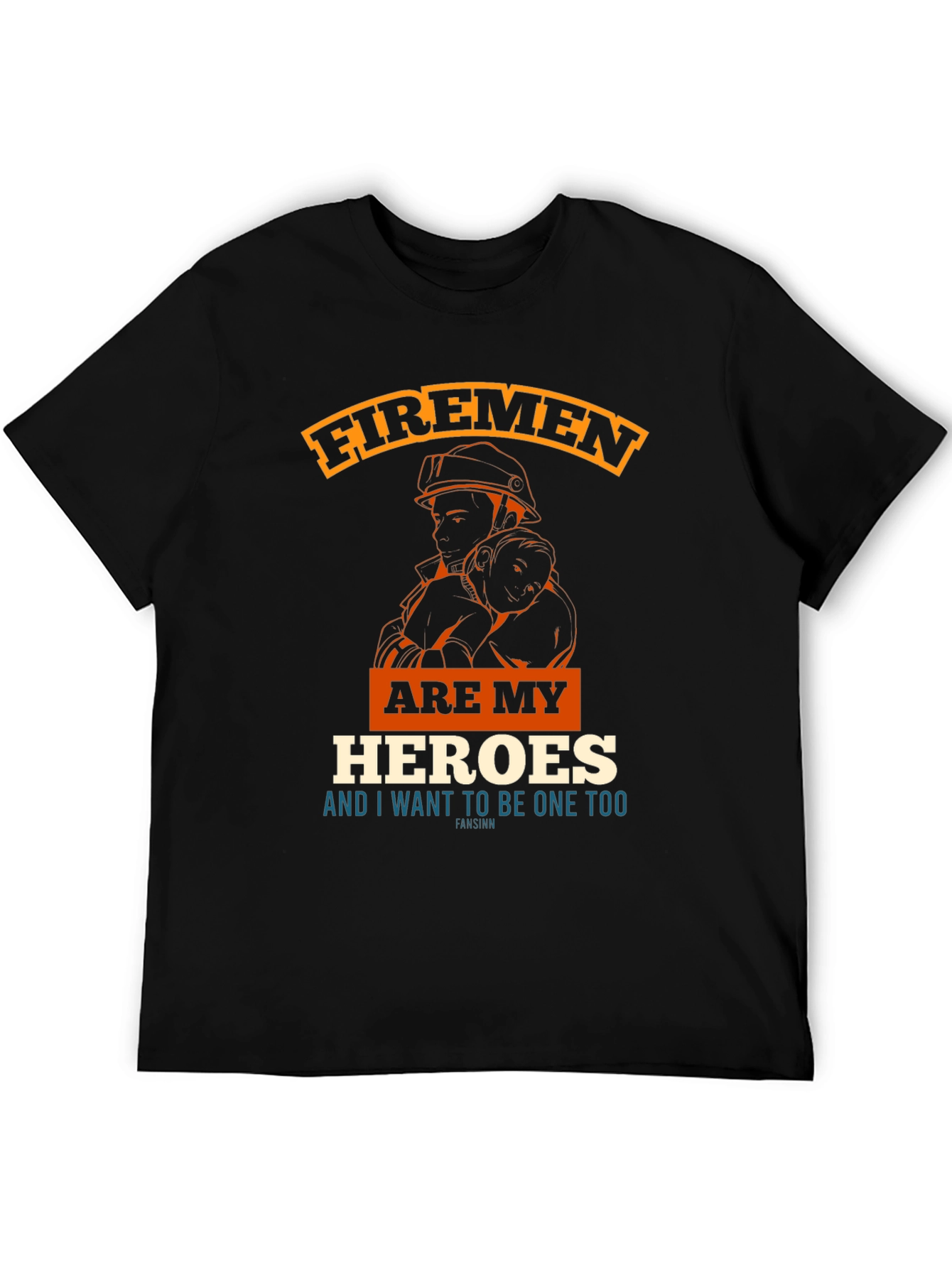 Firemen are My Heroes Graphic Tee