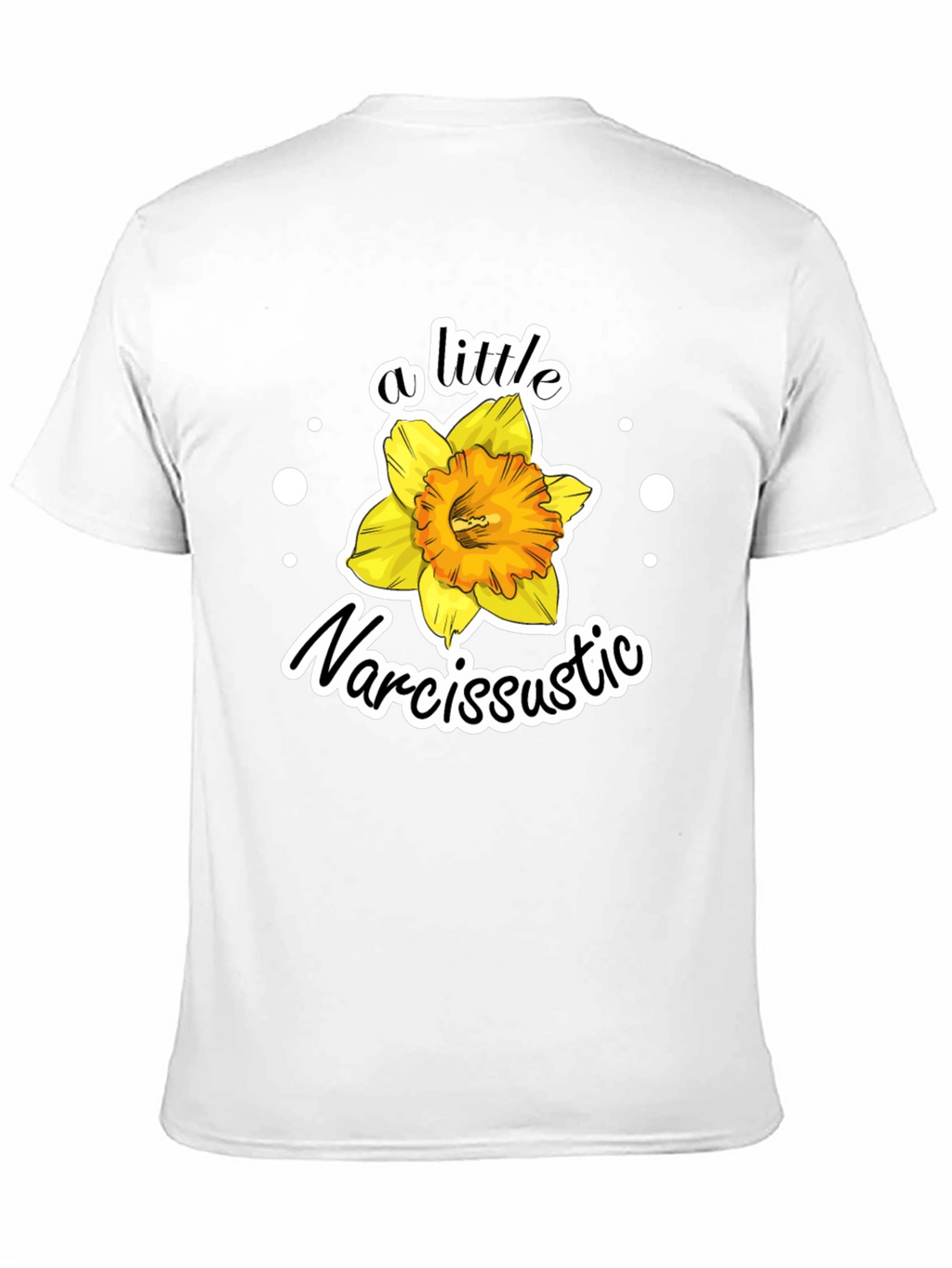 Narcissistic Flower Graphic Tee