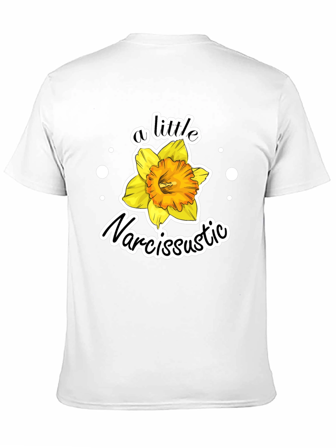 Narcissistic Flower Graphic Tee
