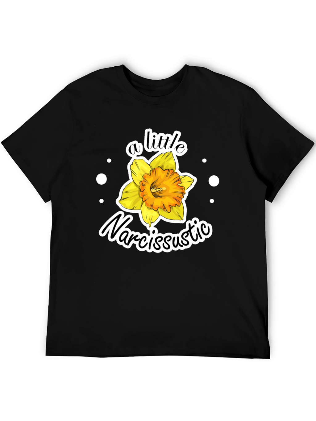 Narcissistic Flower Graphic Tee