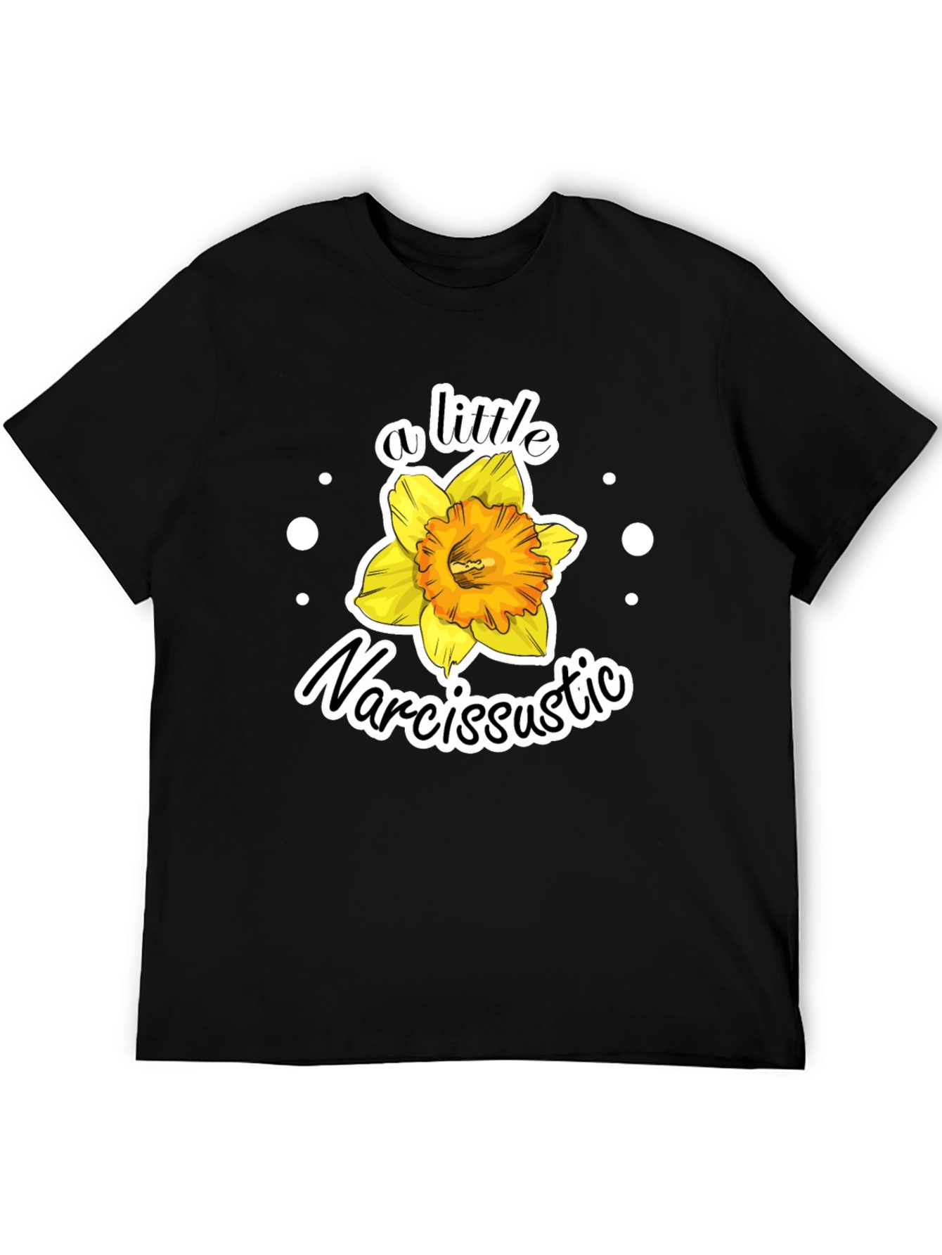 Narcissistic Flower Graphic Tee