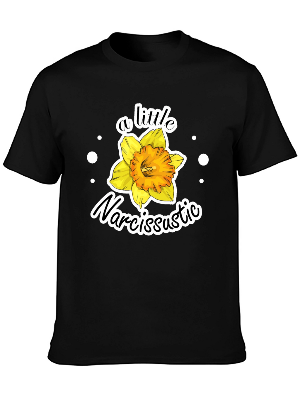 Narcissistic Flower Graphic Tee