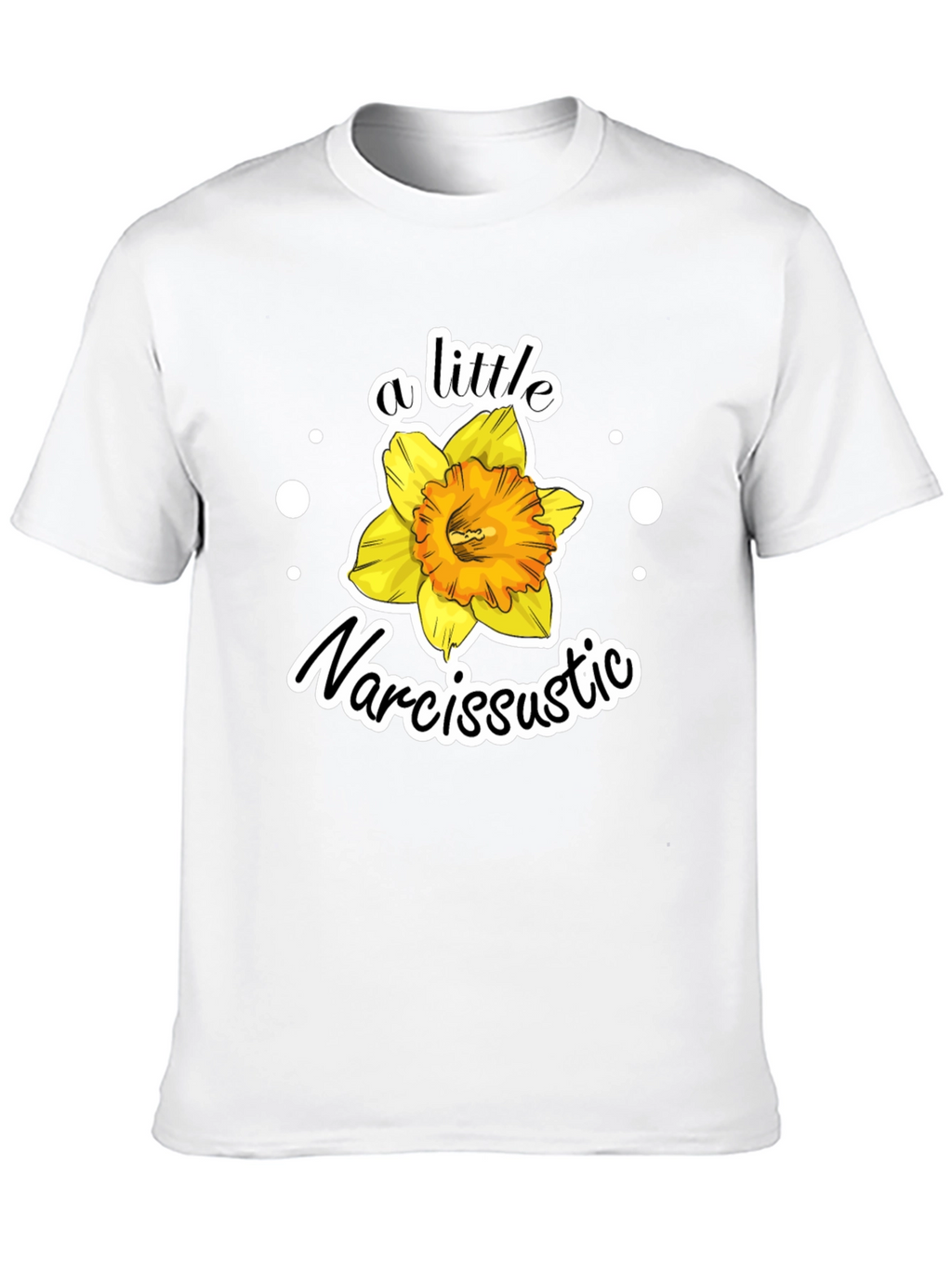 Narcissistic Flower Graphic Tee
