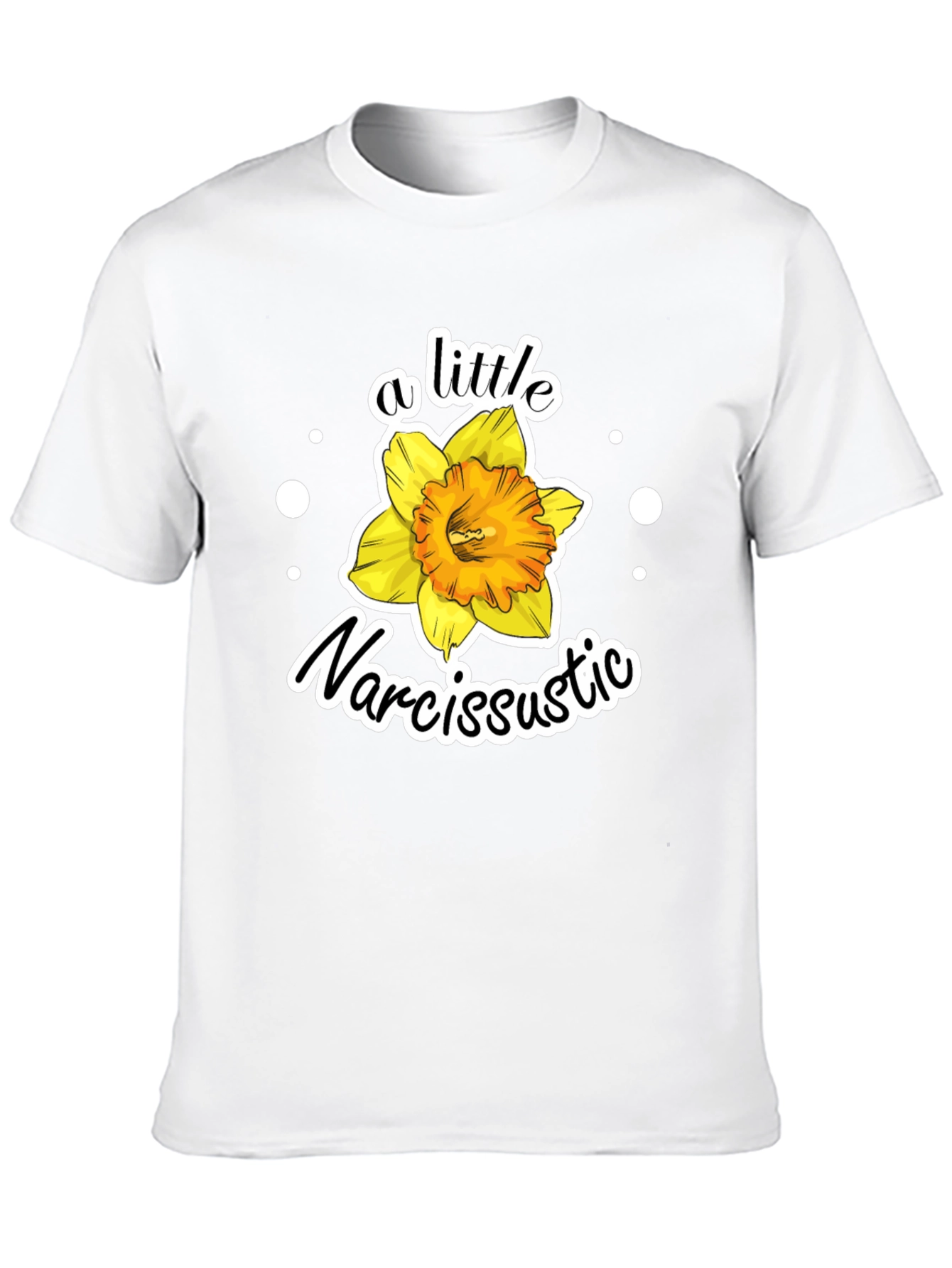 Narcissistic Flower Graphic Tee