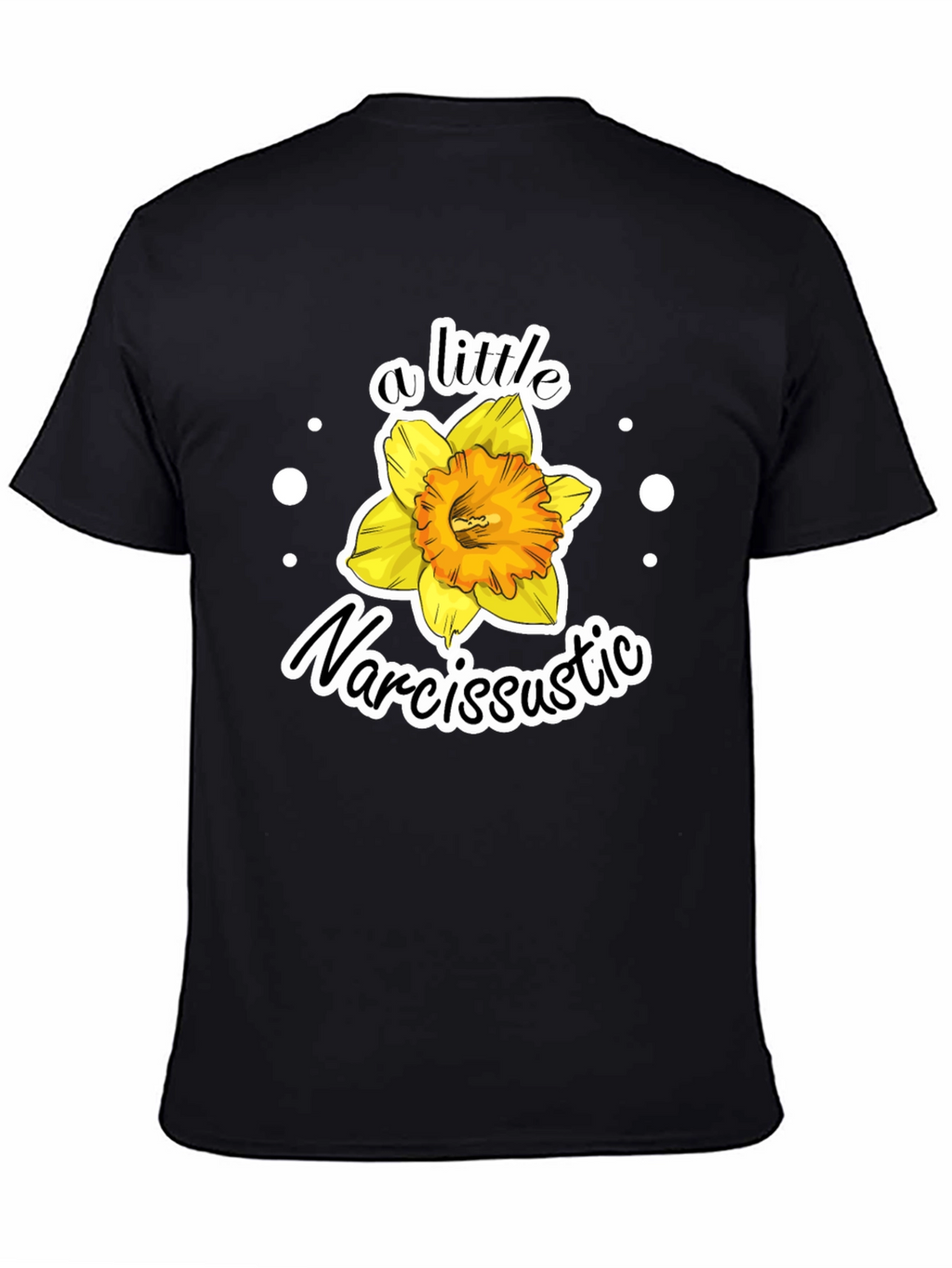 Narcissistic Flower Graphic Tee