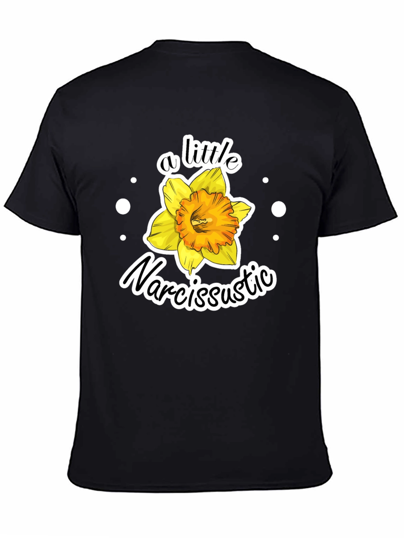 Narcissistic Flower Graphic Tee