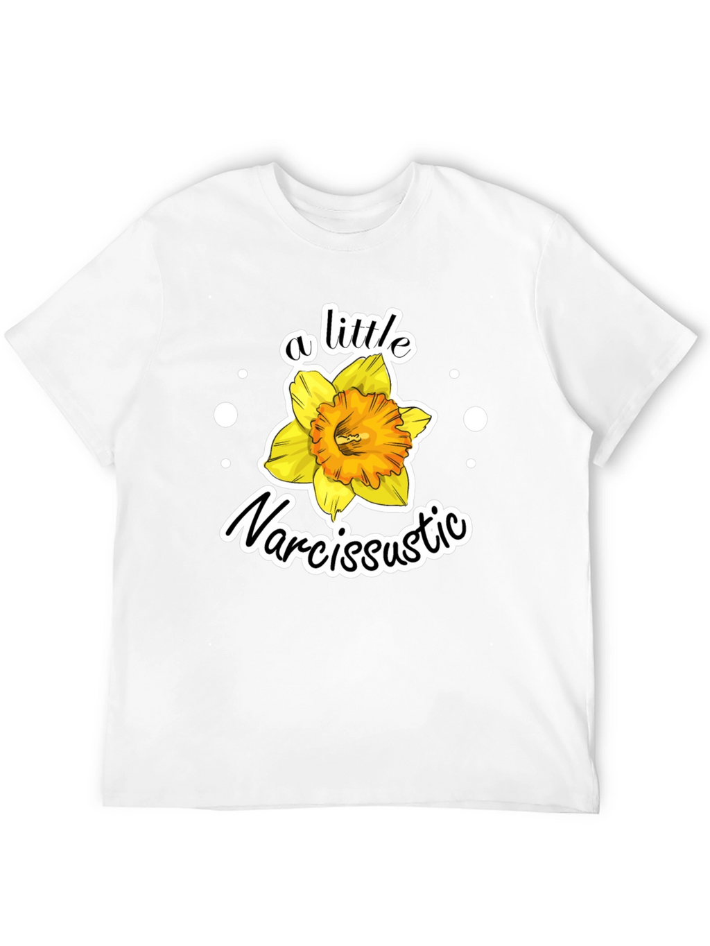 Narcissistic Flower Graphic Tee