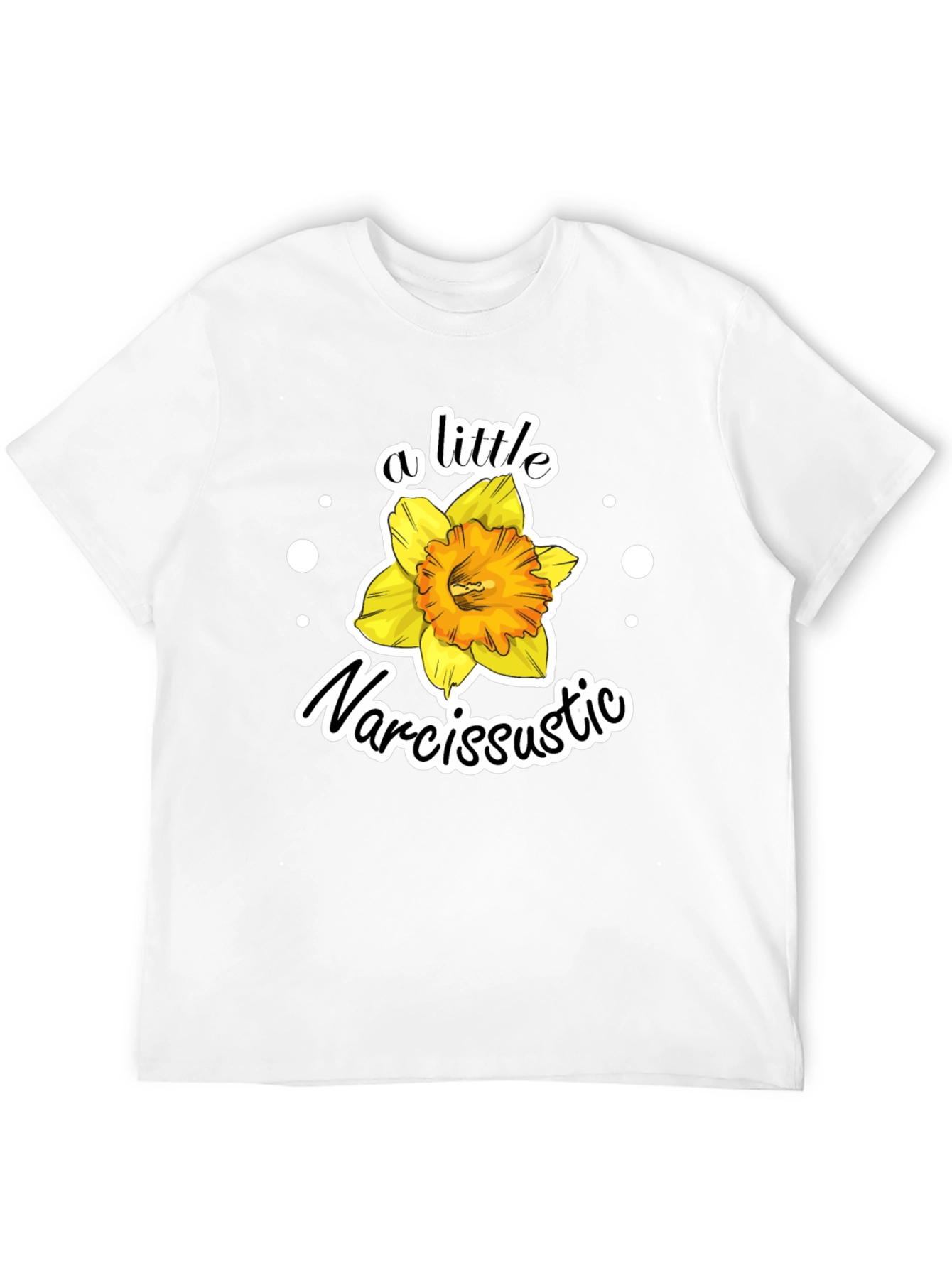 Narcissistic Flower Graphic Tee