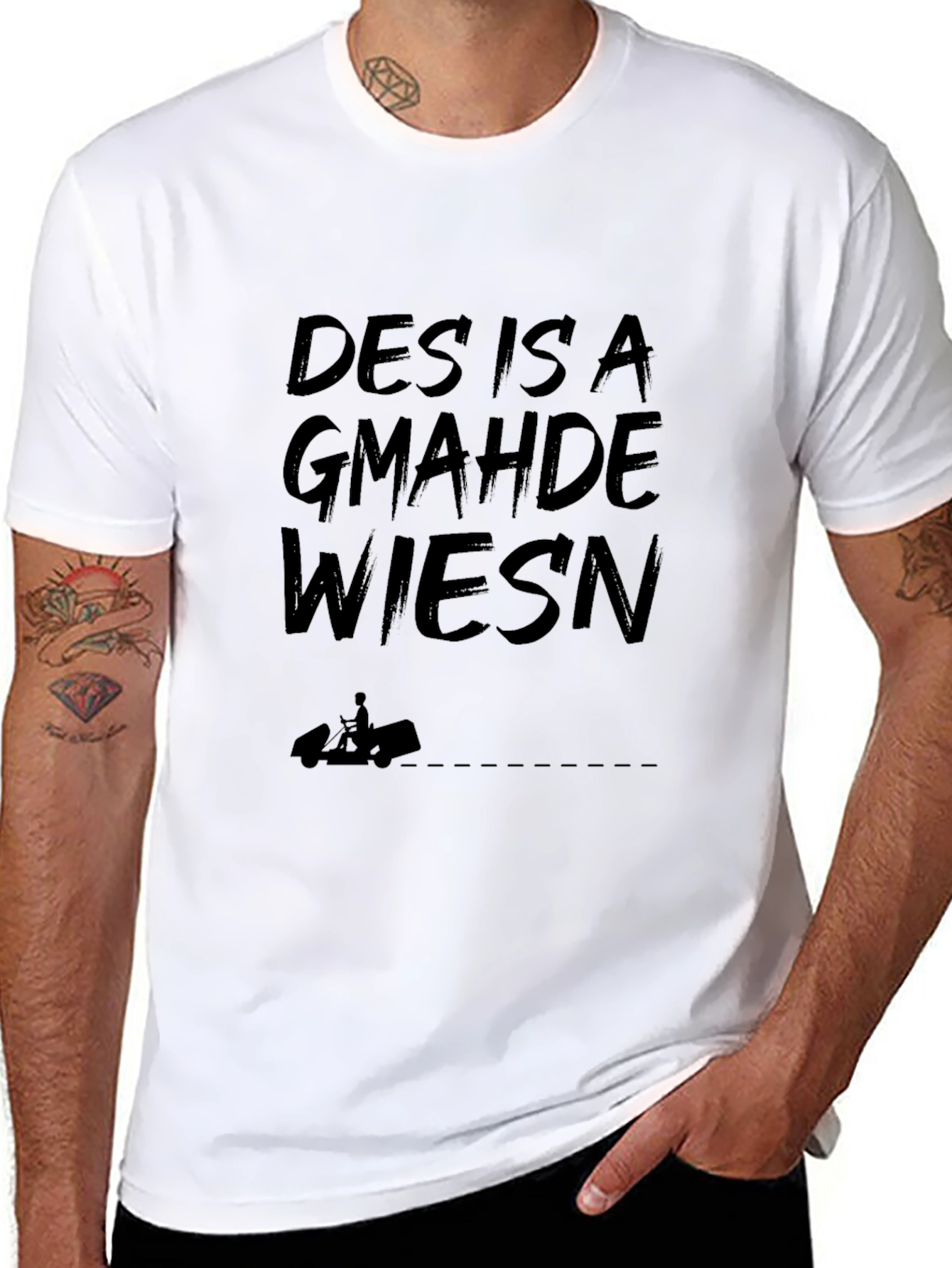 Des Is A Gmahde Wiesn Black T-Shirt