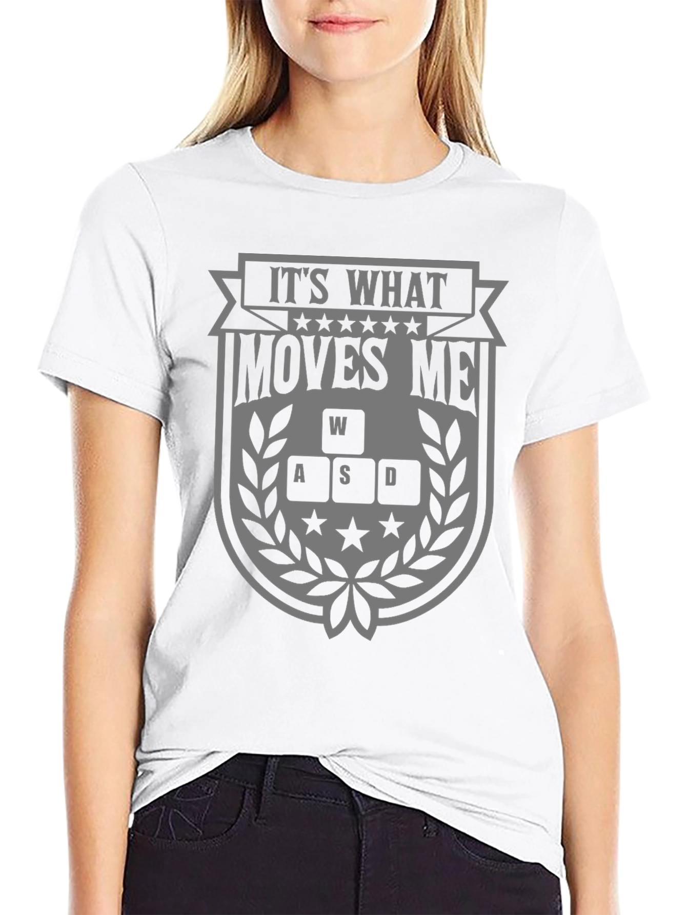 Gamer T-Shirt - Its What Moves Me - WASD Gaming Tee