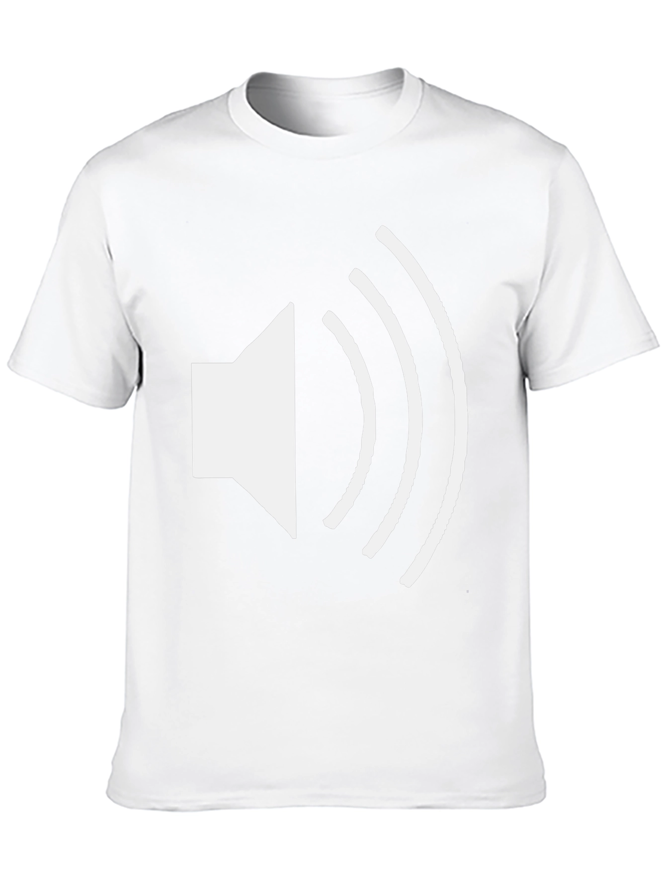 Sound Wave Graphic Tee - Black Cotton T-Shirt