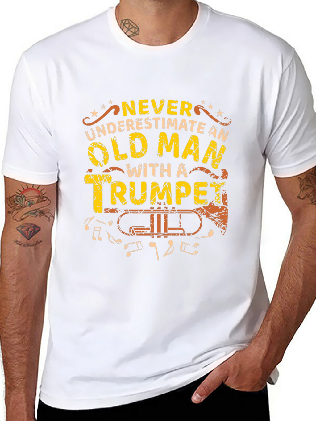 Old Man Trumpet T-Shirt