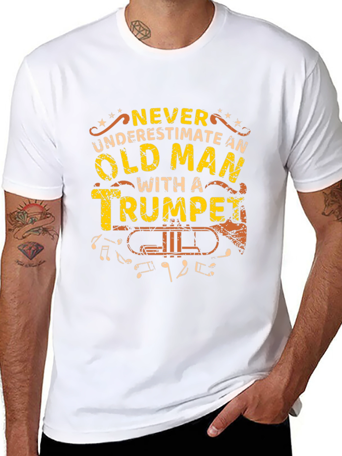 Old Man Trumpet T-Shirt