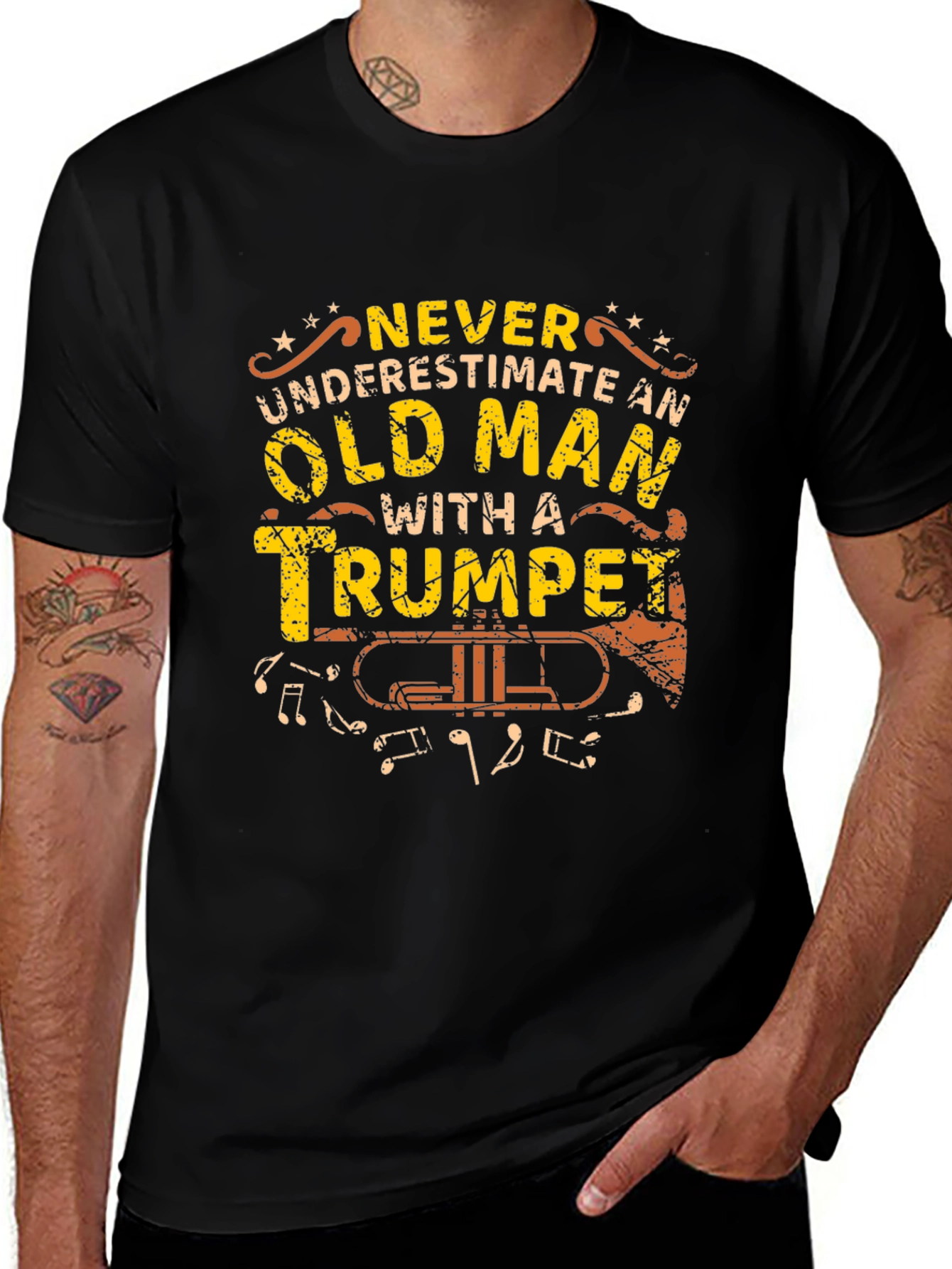 Old Man Trumpet T-Shirt
