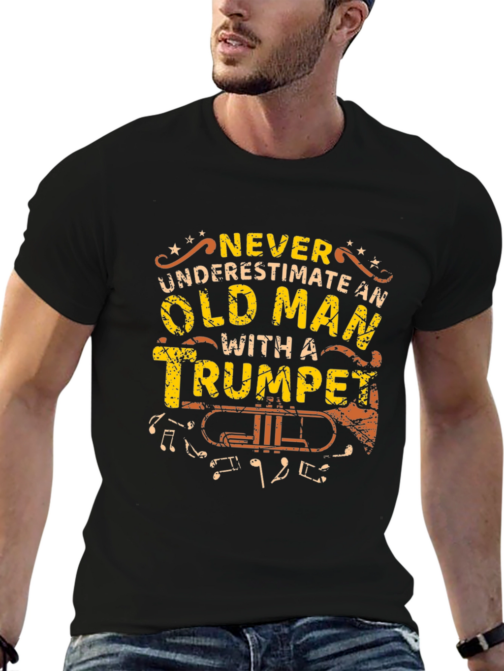 Old Man Trumpet T-Shirt