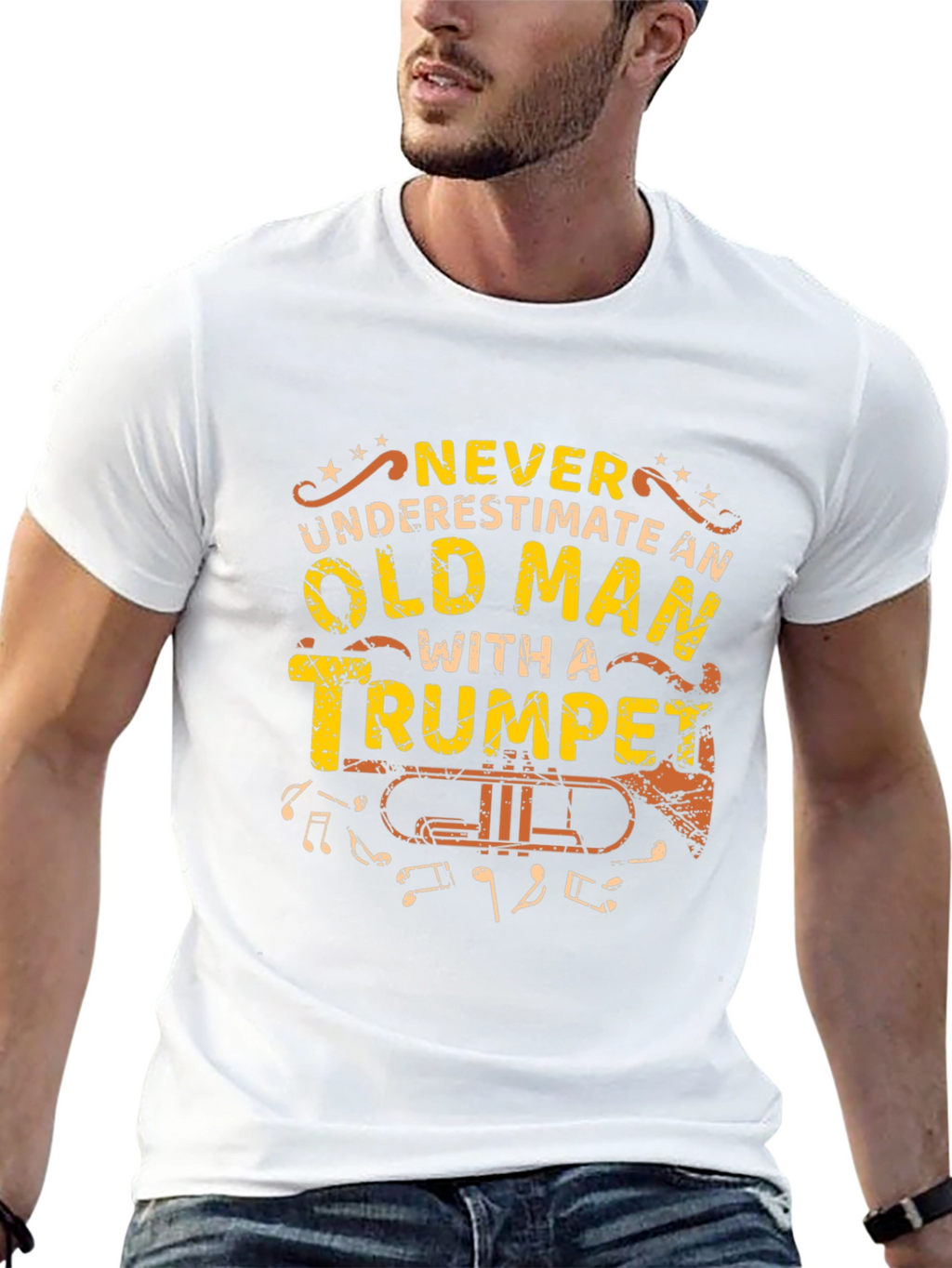 Old Man Trumpet T-Shirt