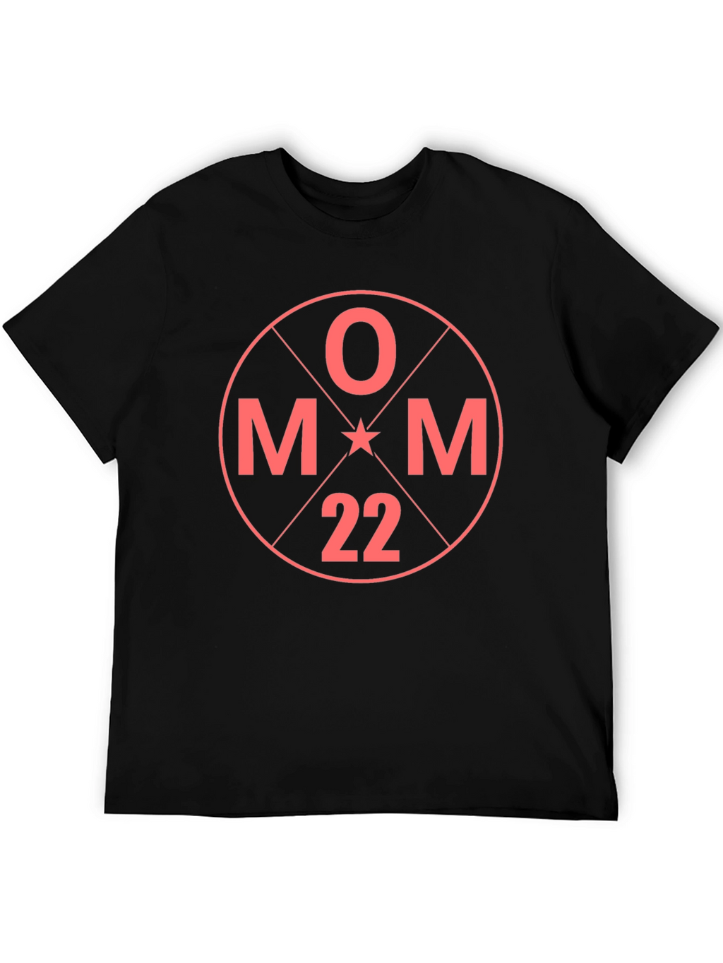 OMM 22 Graphic T-Shirt - Black Crew Neck Tee