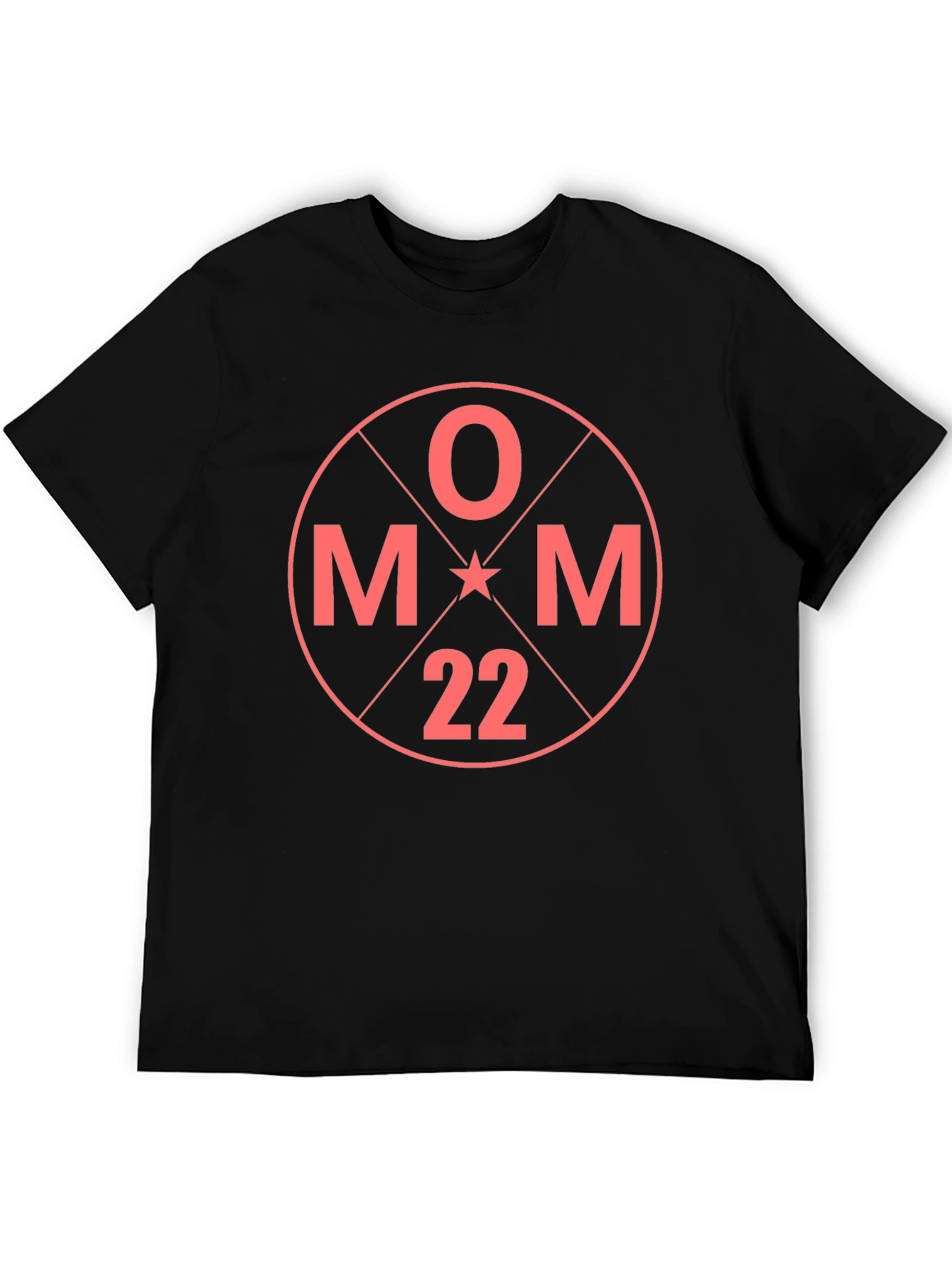 OMM 22 Graphic T-Shirt - Black Crew Neck Tee