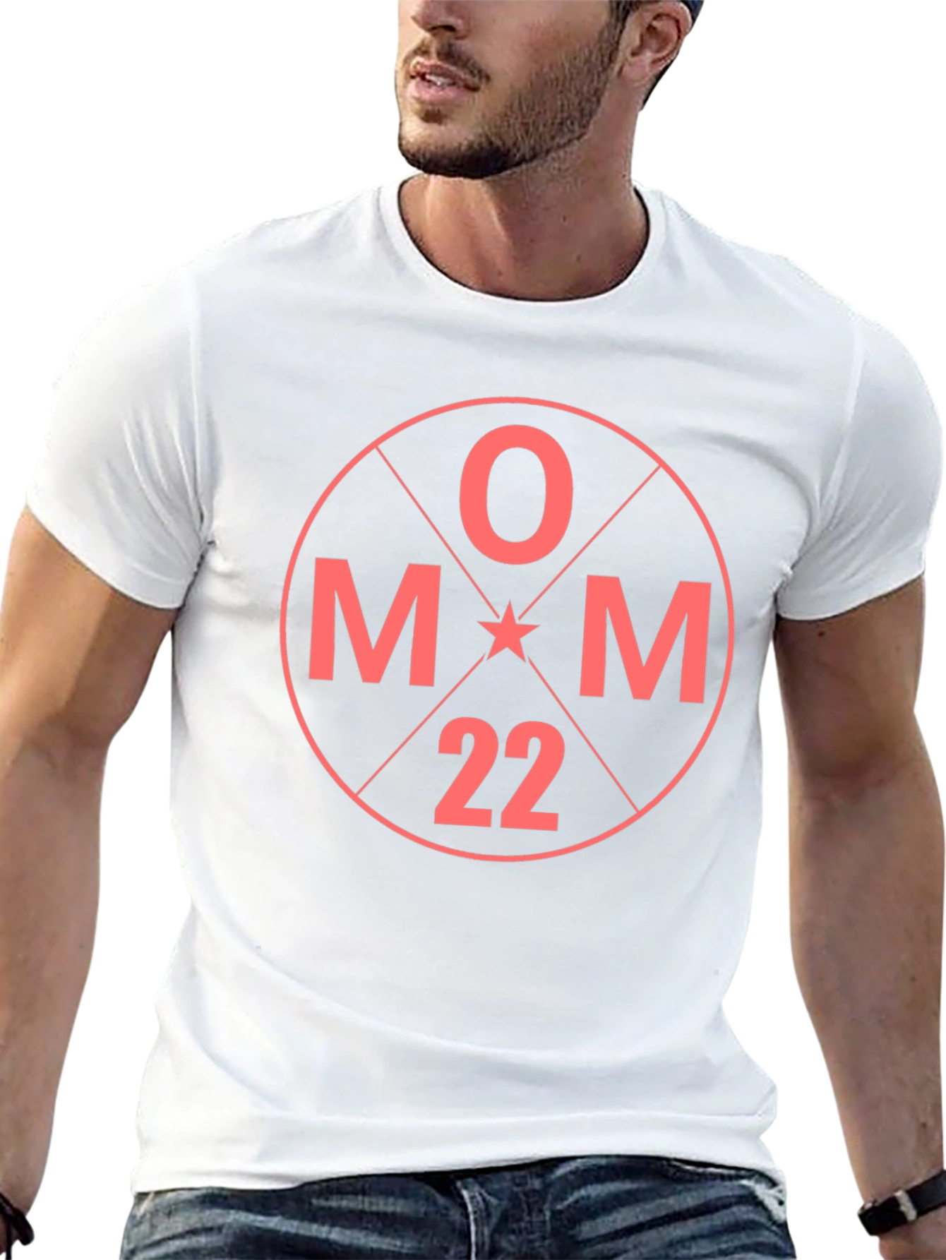 OMM 22 Graphic T-Shirt - Black Crew Neck Tee
