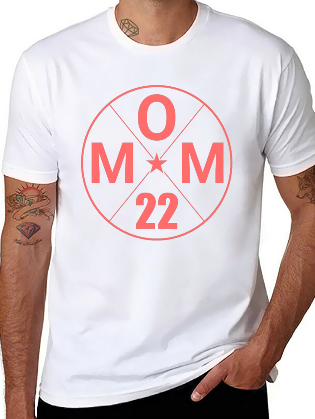 OMM 22 Graphic T-Shirt - Black Crew Neck Tee
