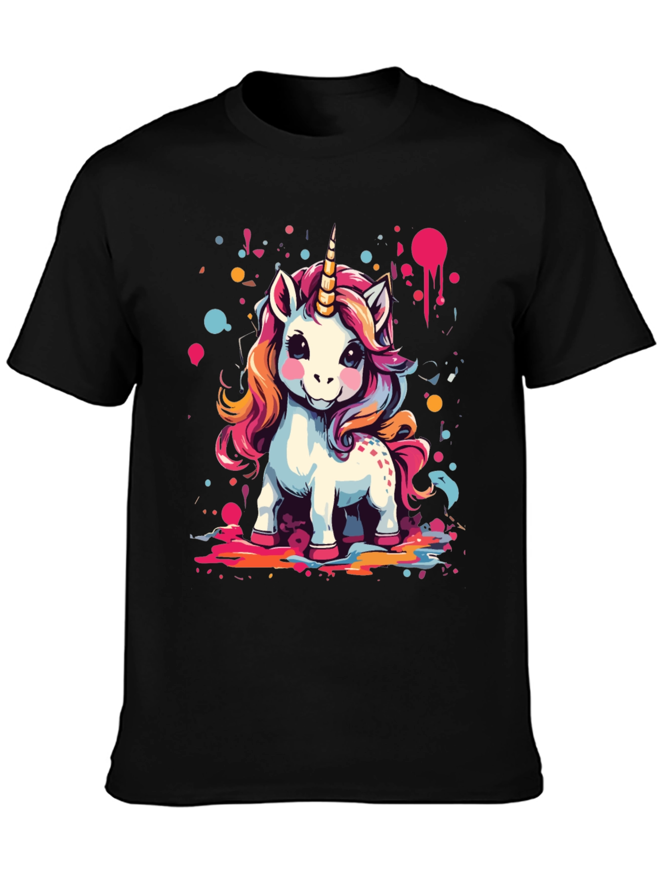 Unicorn Graphic Tee - Colorful & Fun!