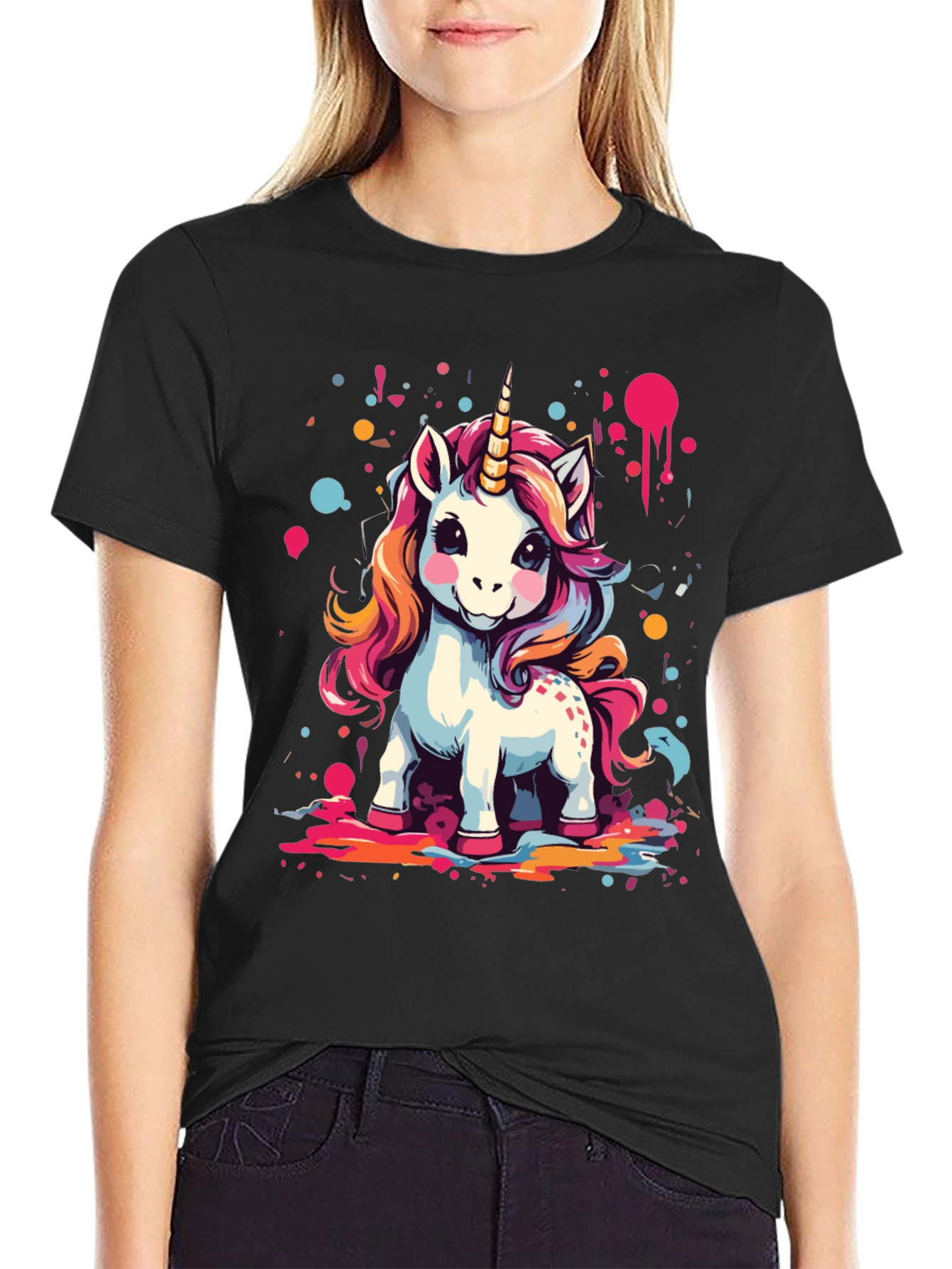 Unicorn Graphic Tee - Colorful & Fun!