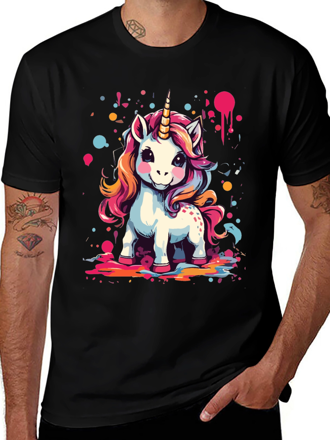 Unicorn Graphic Tee - Colorful & Fun!