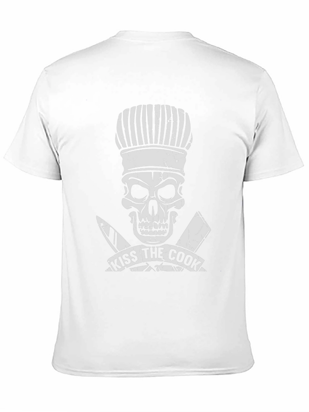 Kiss the Cook T-Shirt - Skull Chef Graphic Tee